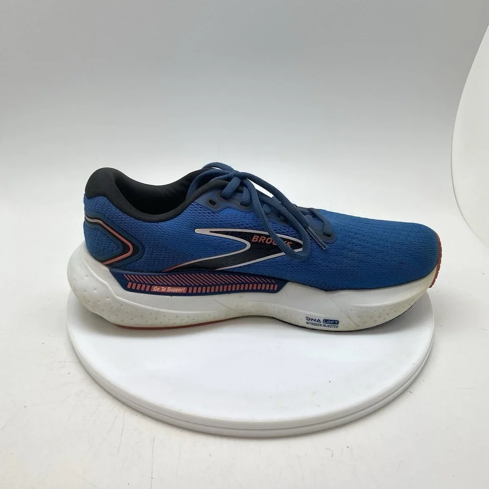 Brooks Glycerin GTS 21 Womens 9 B Blue 1204091B496 Athletic Gym Shoes Sneakers